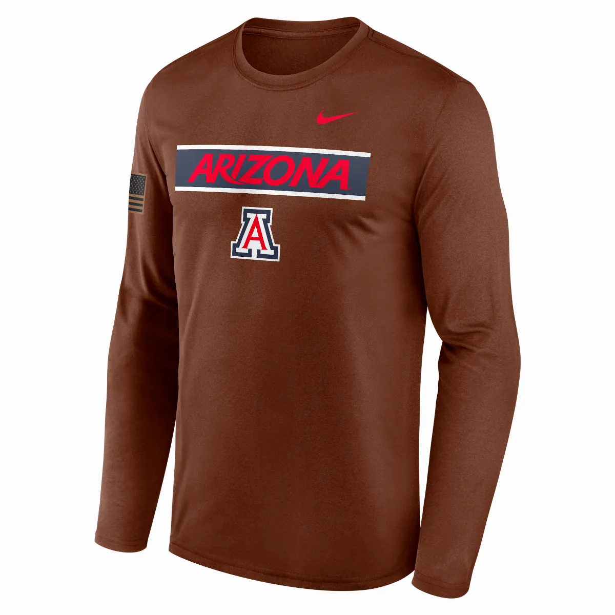 Arizona 2026 Military Appreciation Legend Dri-FIT College Long-Sleeve T-Shirt by Nike