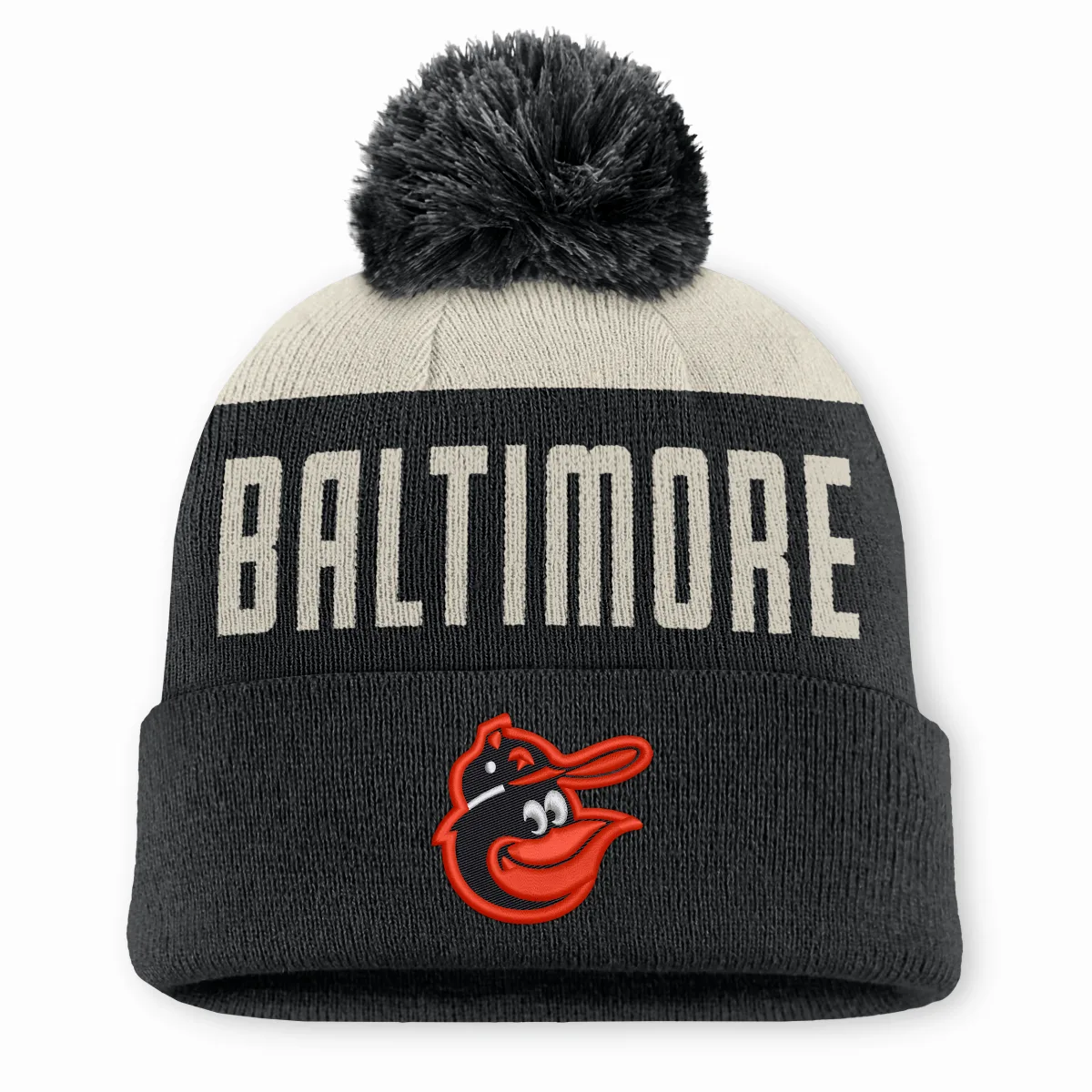 Baltimore Orioles Cooperstown Peak MLB Cuffed Pom Beanie by Nike