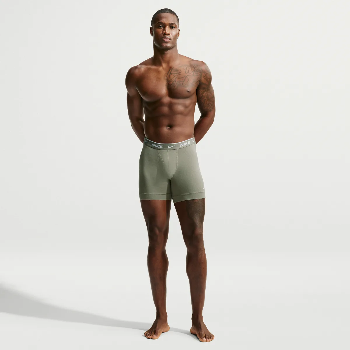 Essential Cotton Stretch Dri-FIT Boxer Briefs (3-Pack)