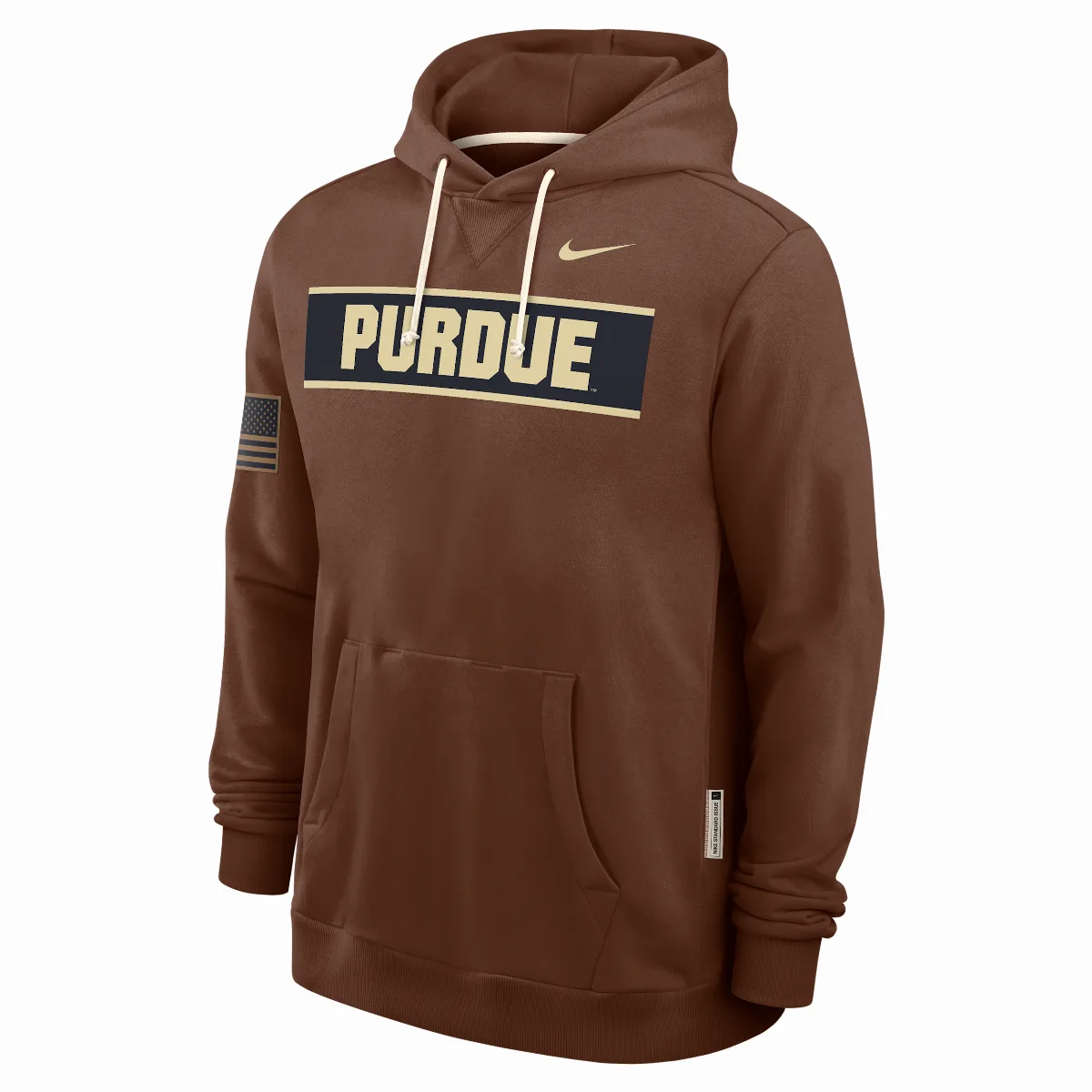 Purdue 2026 Military Appreciation Dri-FIT College Long-Sleeve Hooded Top by Nike