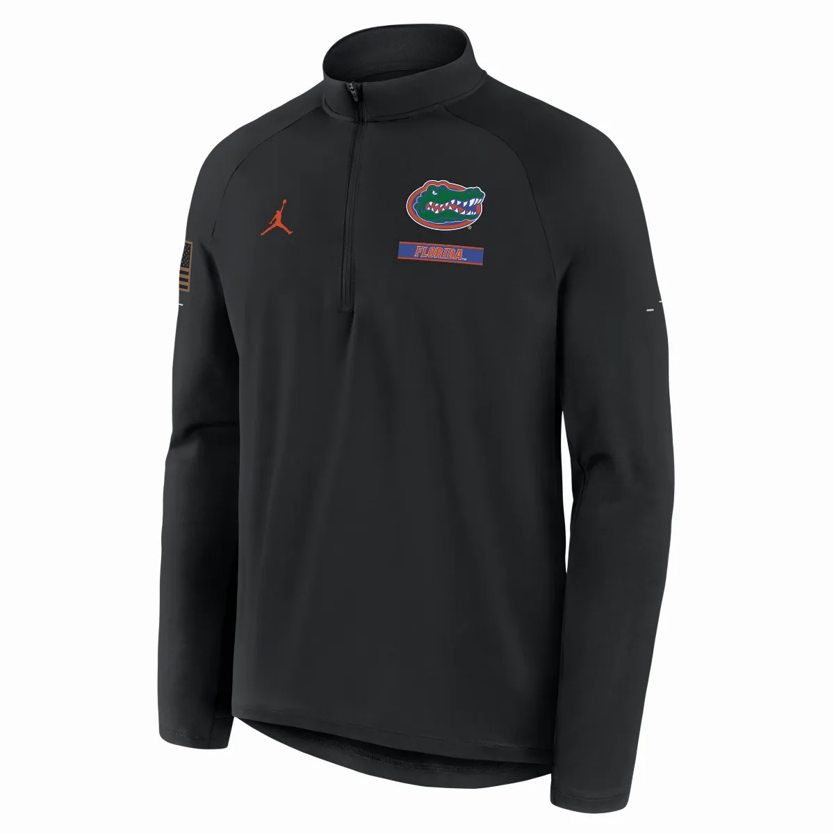 Florida 2026 Military Appreciation Stride Jordan Brand Dri-FIT College 1/2-Zip Long-Sleeve Top by Nike