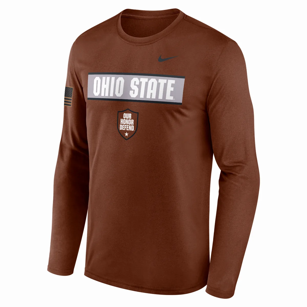 Ohio State Courtside Dri-FIT College Long-Sleeve T-Shirt by Nike