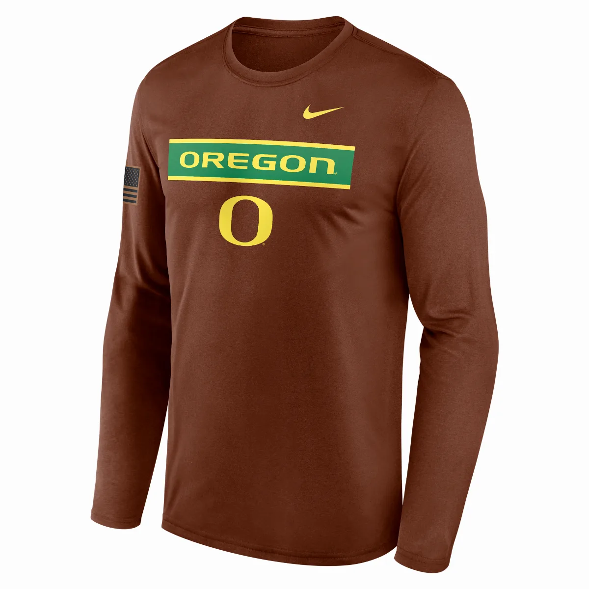 Oregon 2026 Military Appreciation Legend Dri-FIT College Long-Sleeve T-Shirt by Nike