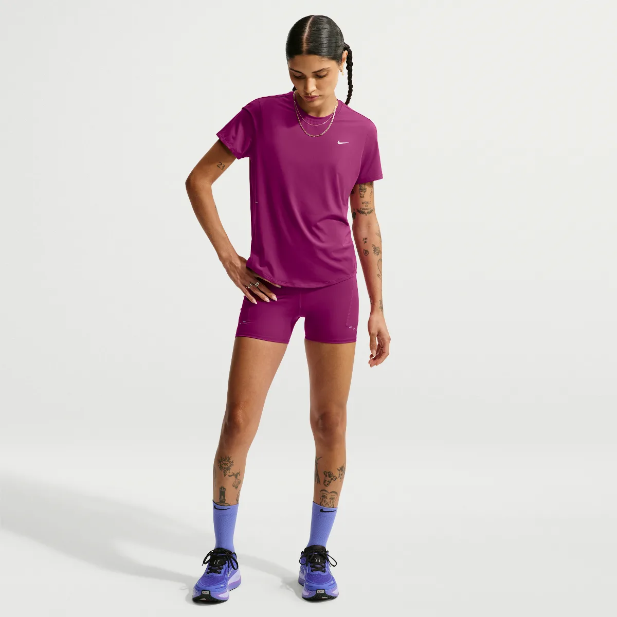 Swift High-Waisted 4" Tight Running Shorts with Pockets