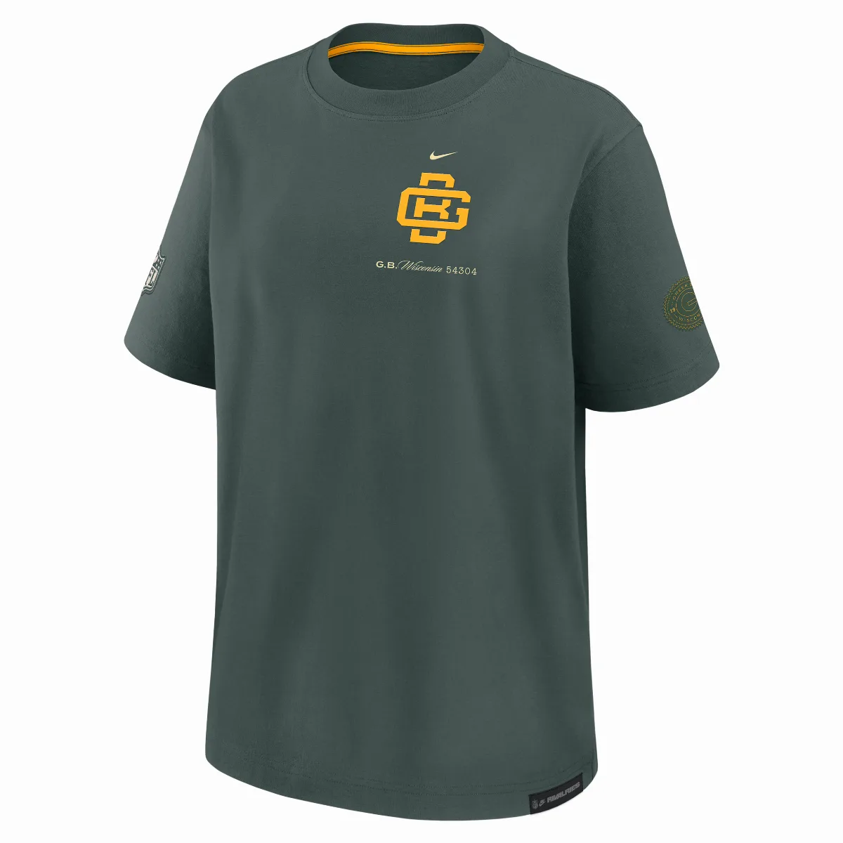 Bay Packers Rivalries Collection Essential Boyfriend NFL T-Shirt by Nike