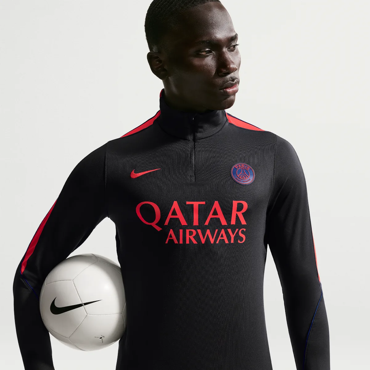 Paris Saint-Germain Strike Dri-FIT Soccer Knit Drill Top by Nike