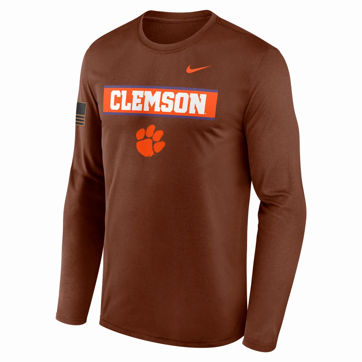 Clemson 2026 Military Appreciation Legend Dri-FIT College Long-Sleeve T-Shirt by Nike