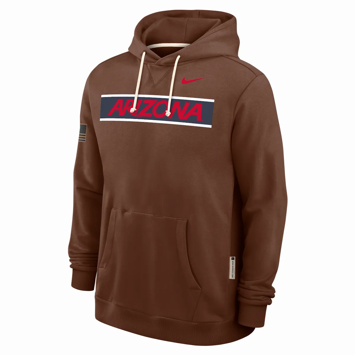 Arizona 2026 Military Appreciation Standard Issue Dri-FIT College Pullover Hoodie by Nike