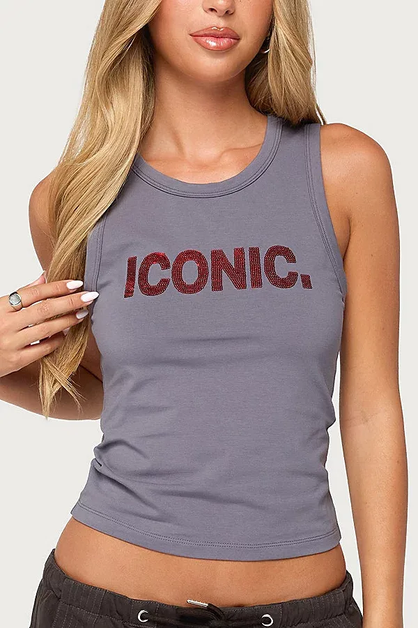 Iconic Girl Tank Top by Edikted