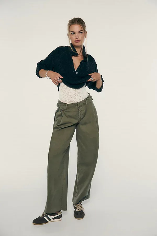 Augusta Washed Trousers by Free People