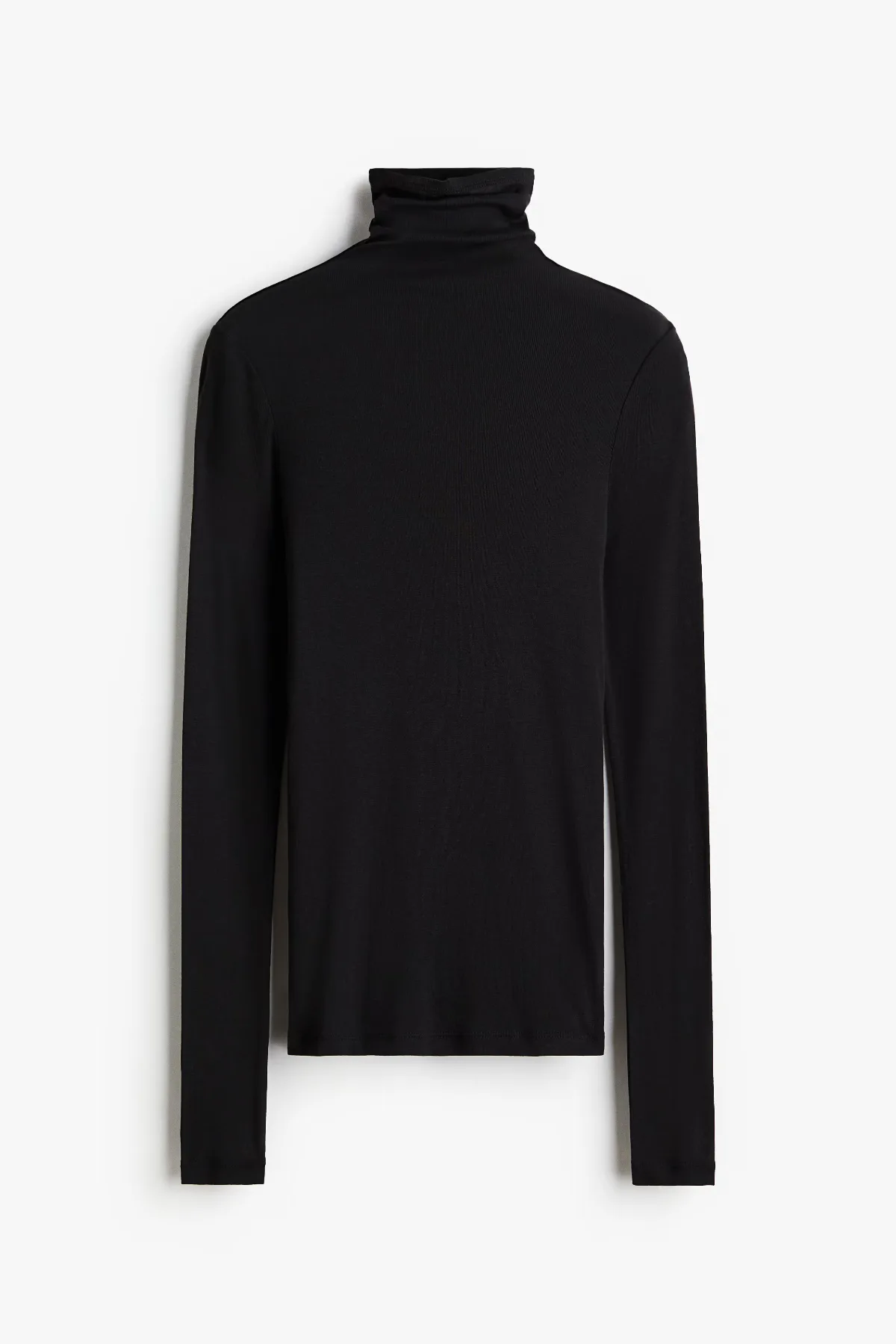 Pima Cotton Turtleneck Top by H&M