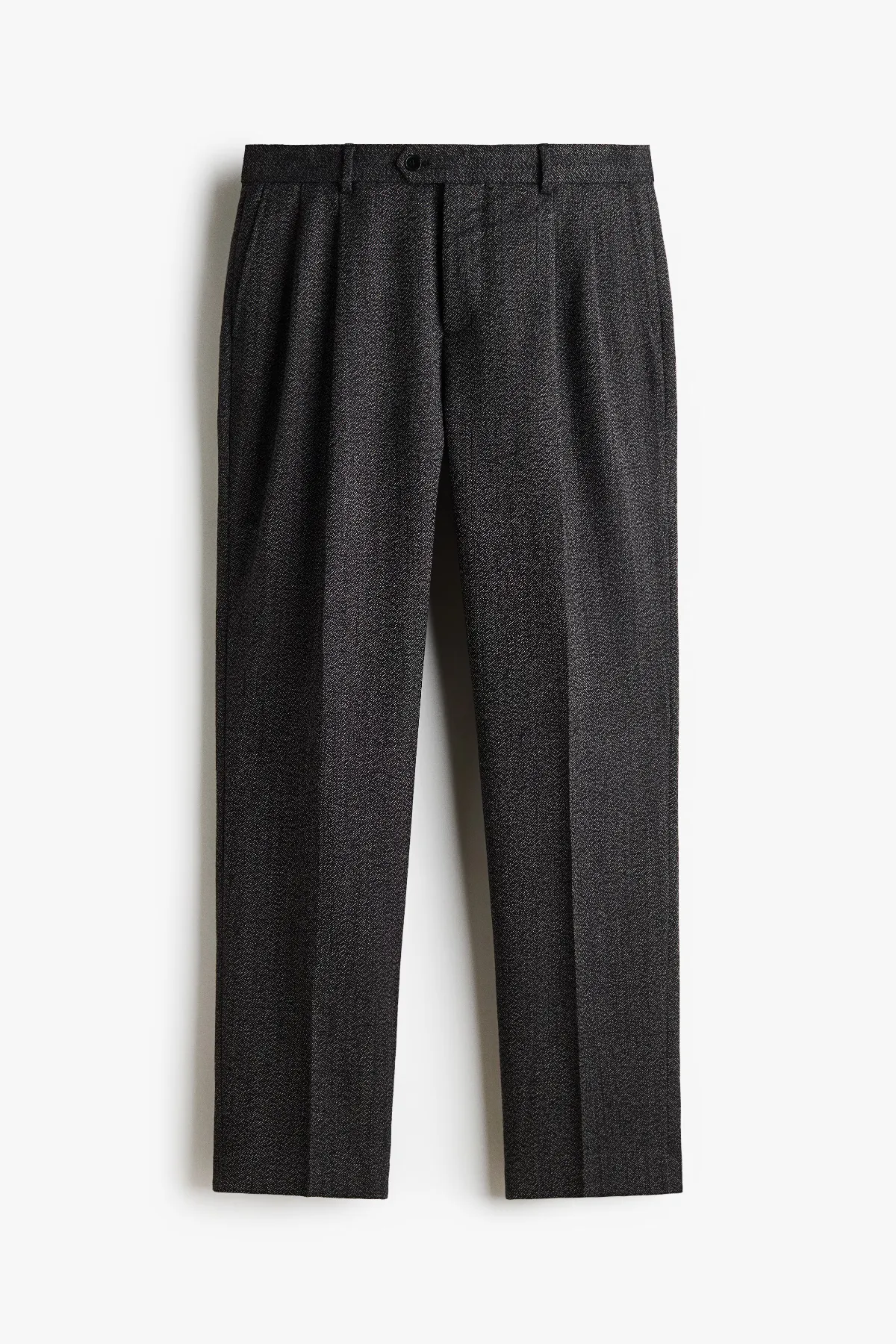 Regular Fit Wool Suit Trousers by H&M