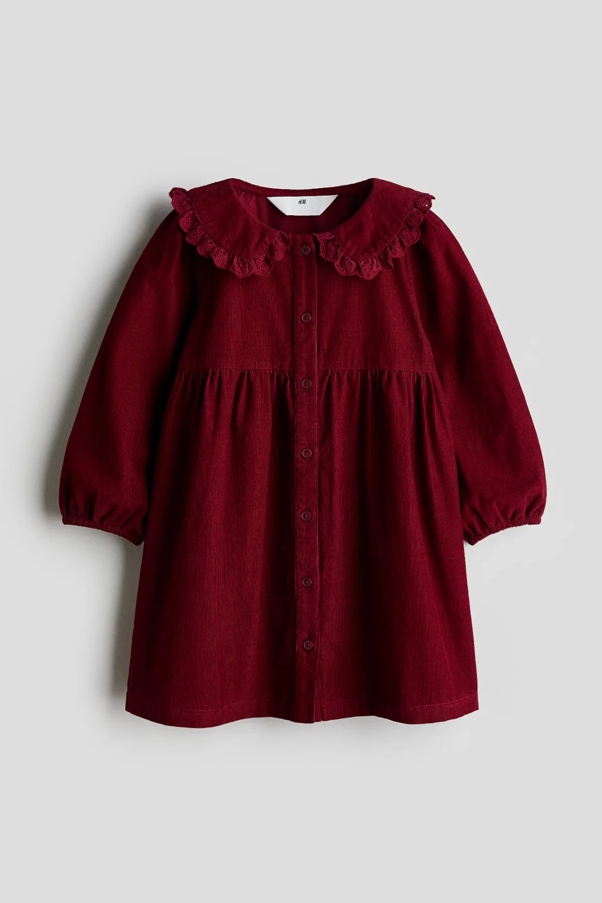 Corduroy Dress with Peter Pan Collar by H&M