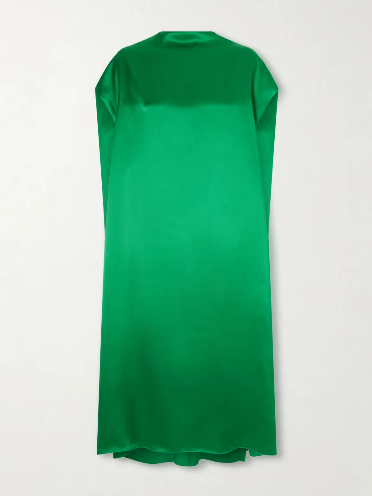 - Silk-satin Midi Dress -