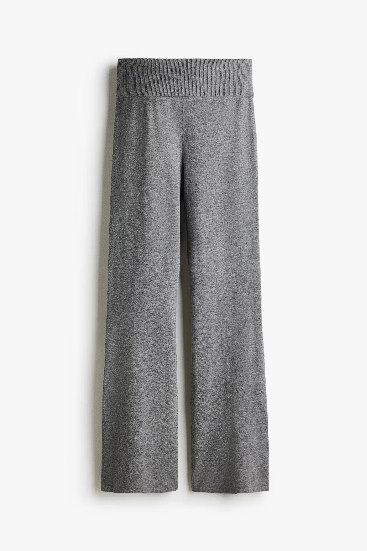 Knit Foldover-Waist Pants by H&M