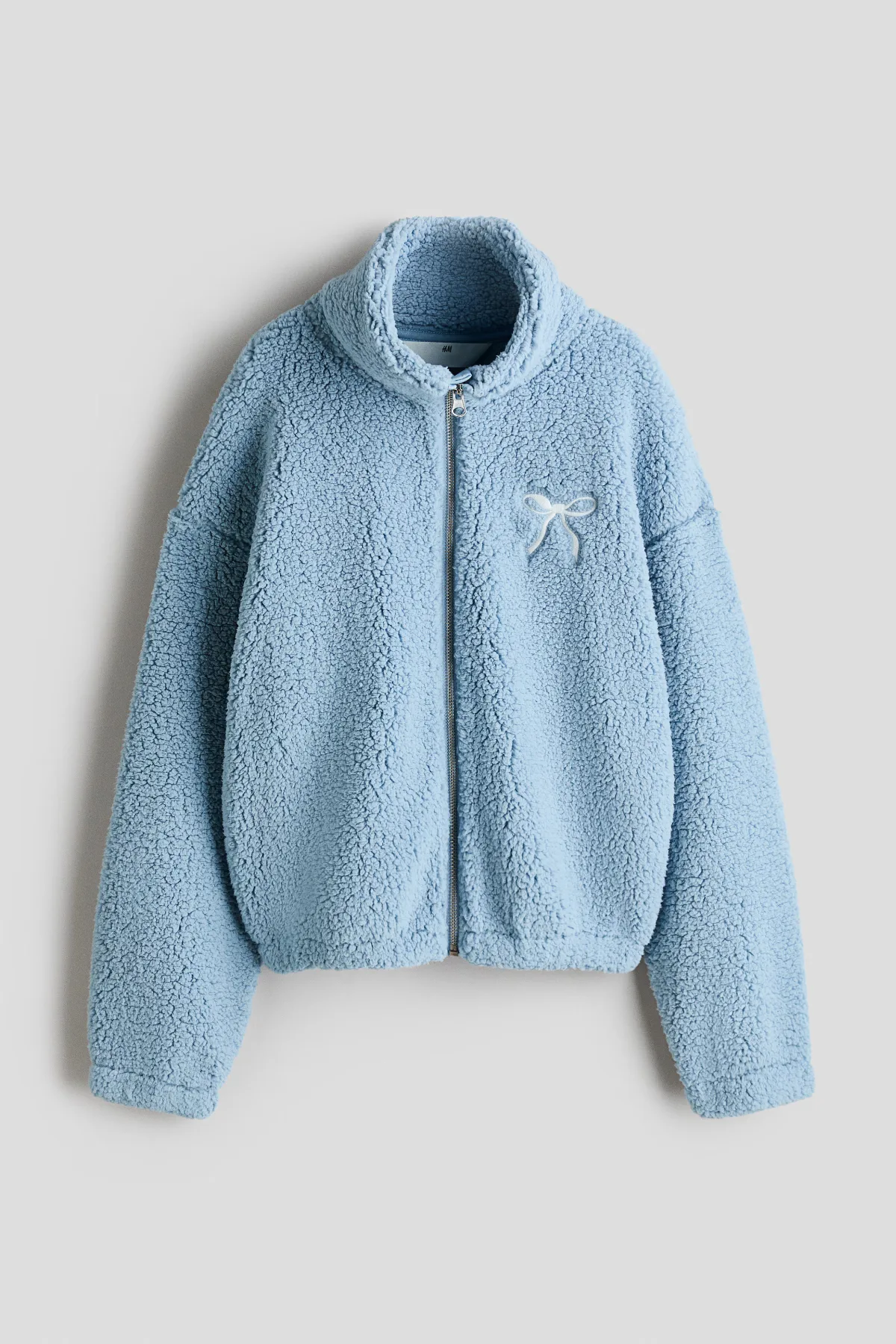 Loose-Fit Teddy Fleece Jacket by H&M