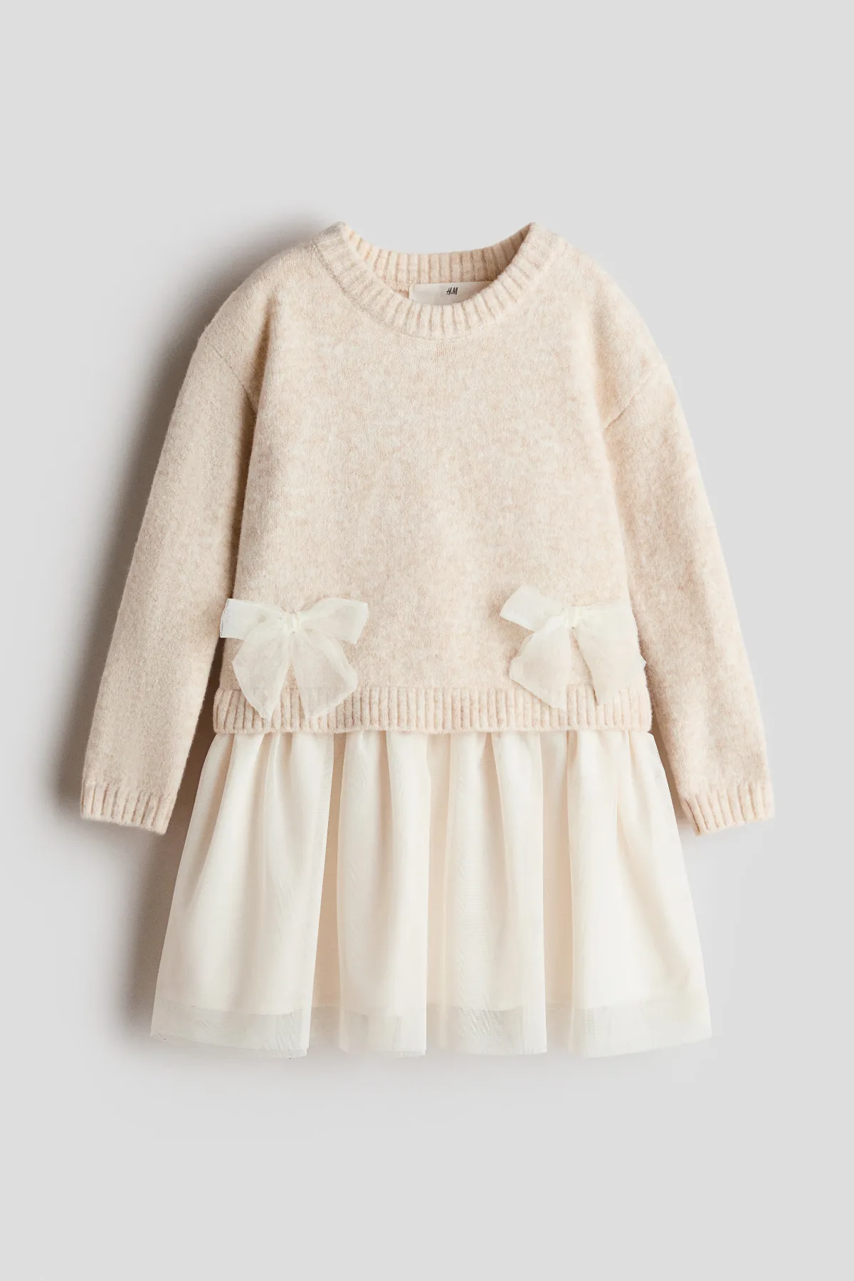 Tulle-Skirt Sweater Dress by H&M