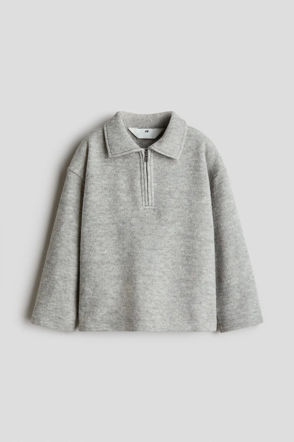 Knit Half-Zip Polo Sweater by H&M