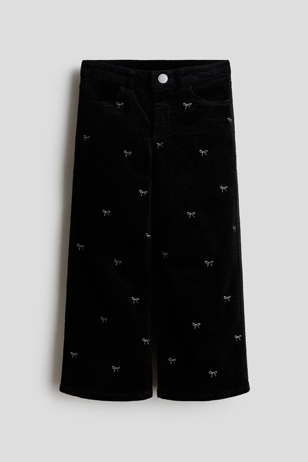 Wide-Leg Corduroy Pants by H&M