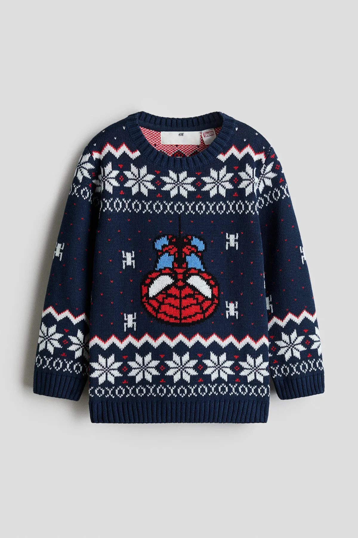 Jacquard-Knit Cotton Sweater by H&M