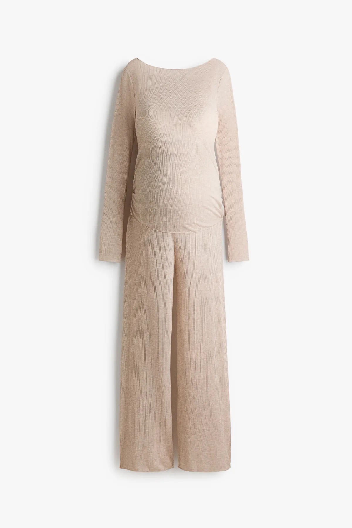 MAMA Ribbed Jersey Pajamas by H&M
