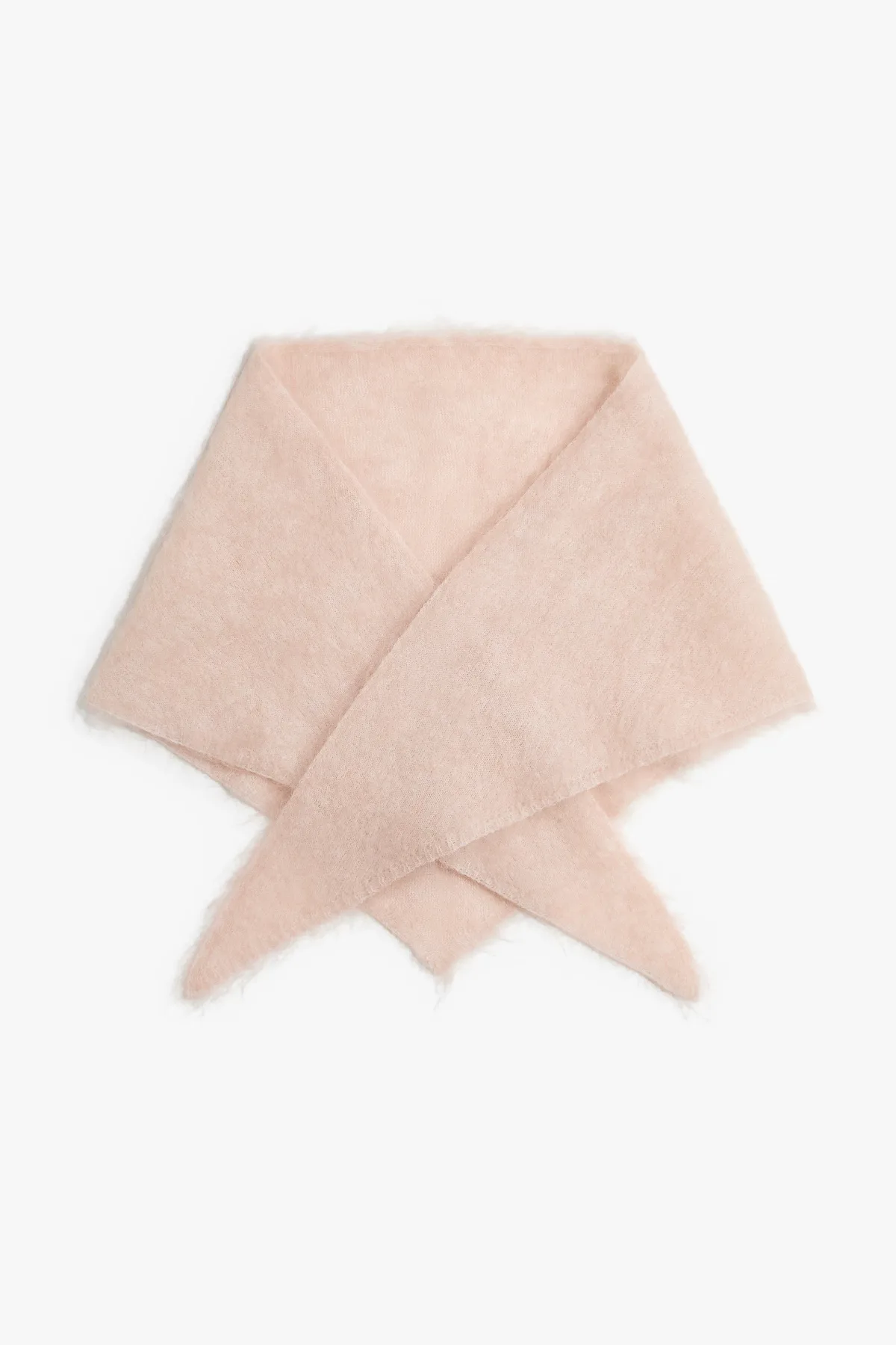 Mohair-Blend Triangle Scarf by H&M