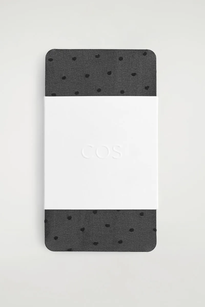 Sheer Polka Dot Socks by COS