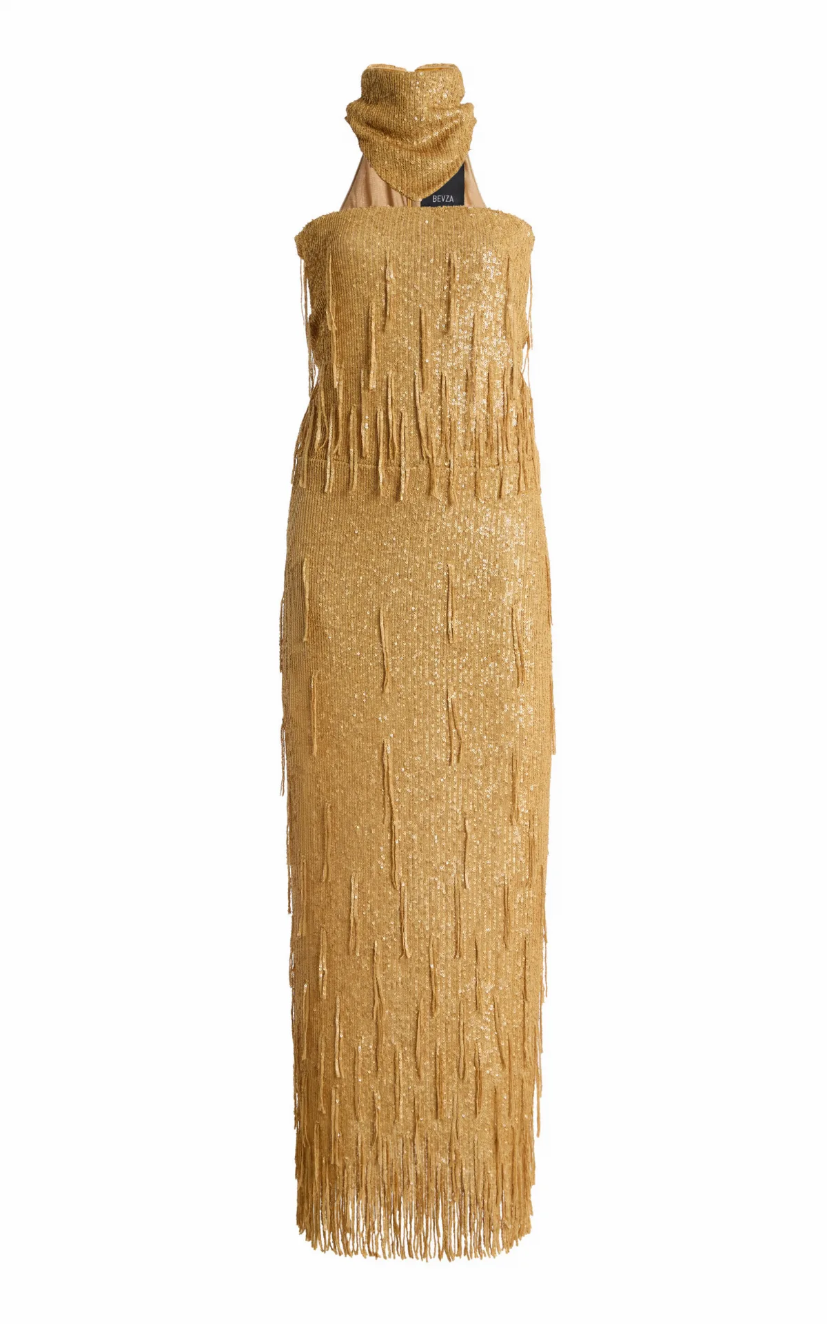 Sunbeams Sequined Maxi Dress by Bevza
