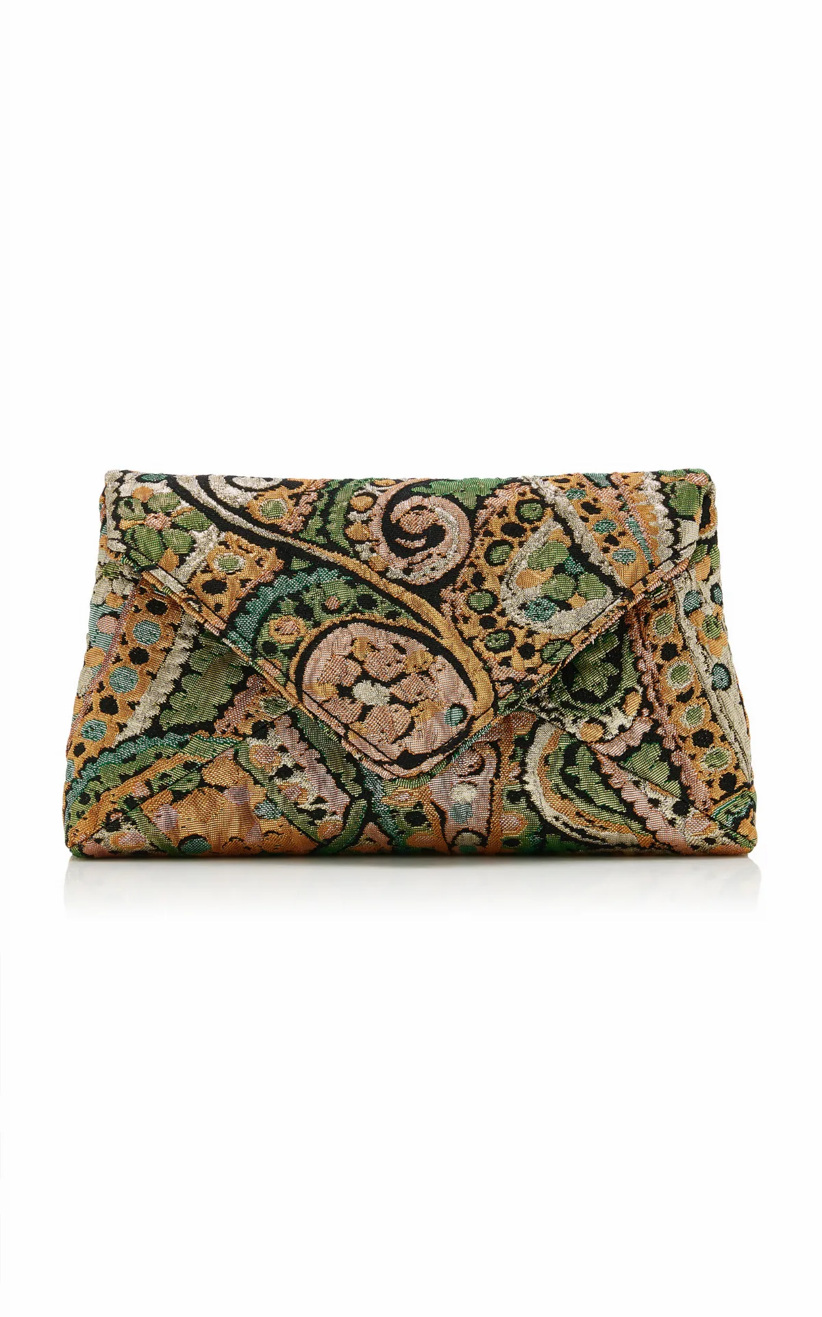 Paisley Jacquard Envelope Clutch by Dries Van Noten