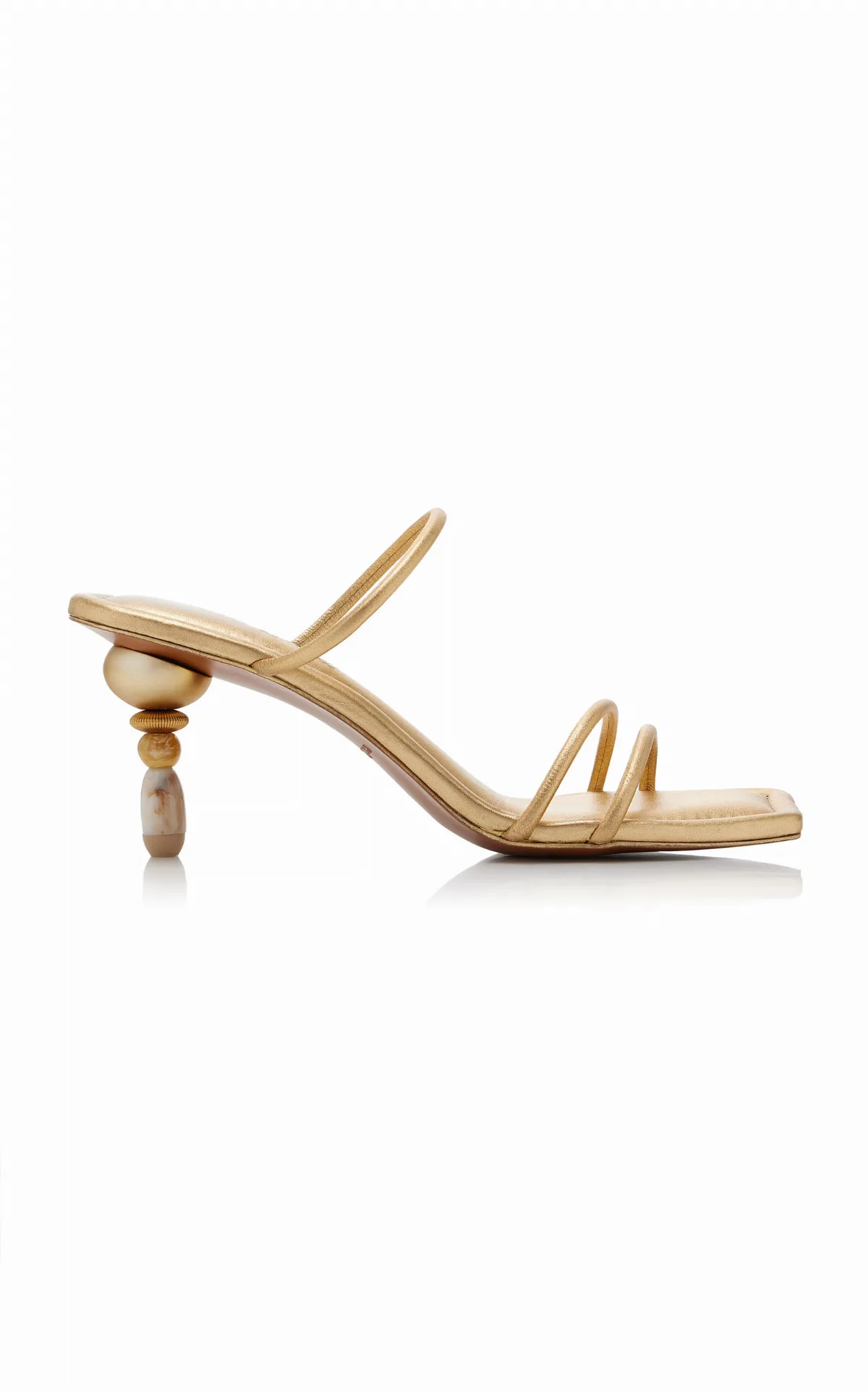 Reign Beaded Leather Sandals by Cult Gaia