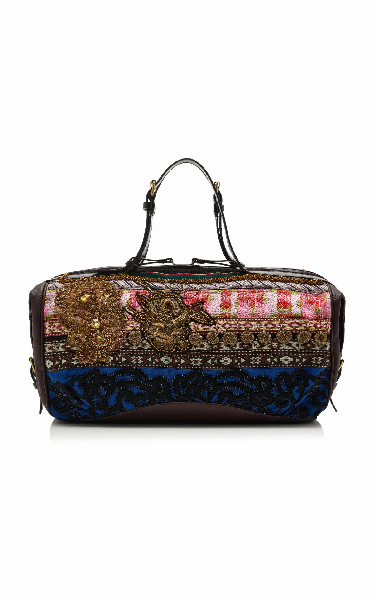 Embroidered Cotton Twill Duffel Bag by Dries Van Noten
