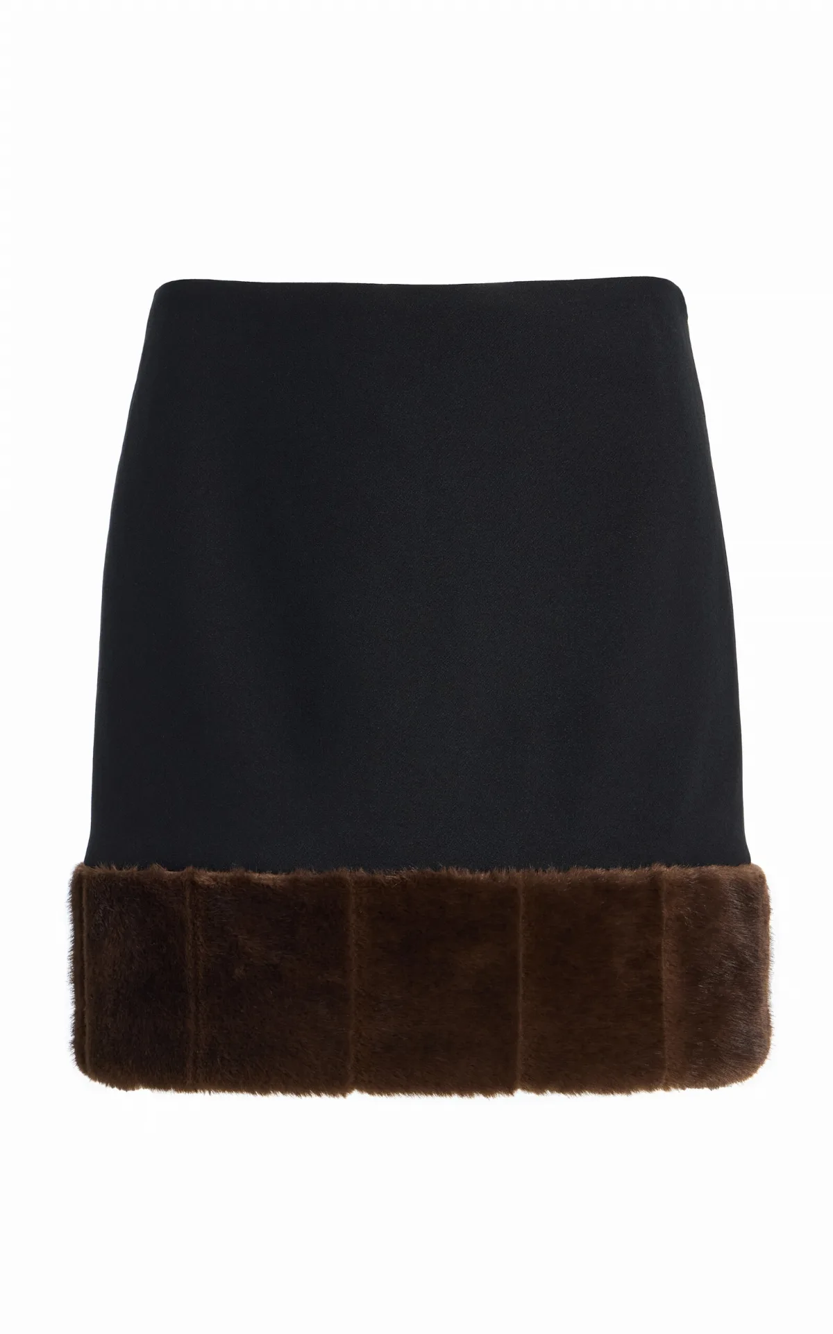 Faux Fur Mini Skirt by Rotate