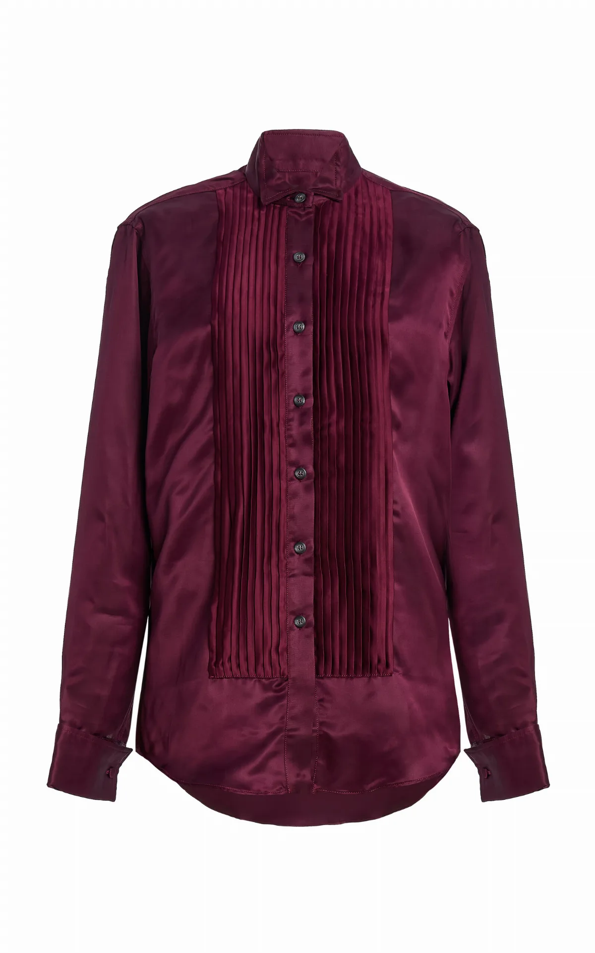 Fluid Satin Tux Shirt by Sanderlak