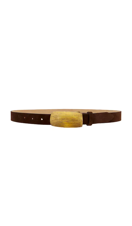 Machado Ribbed Domed Belt by L'AGENCE