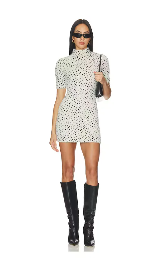 Jacquelynne Leopard Mini Dress by Majorelle