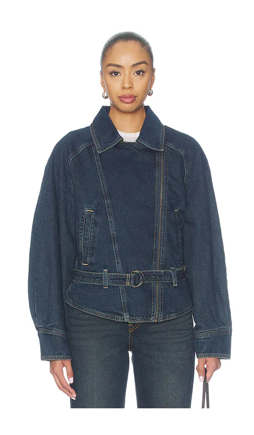 80s Denim Bomber