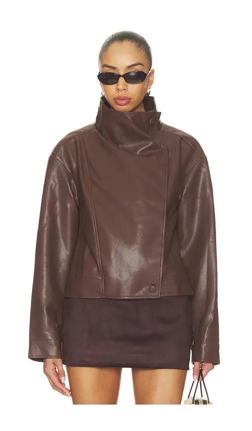 Dex Faux Leather Jacket