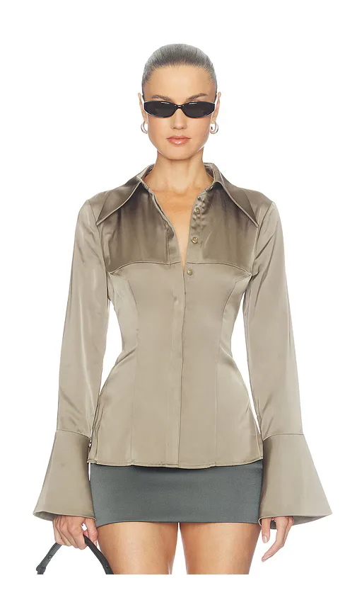 Satin Shirt by Odd Muse