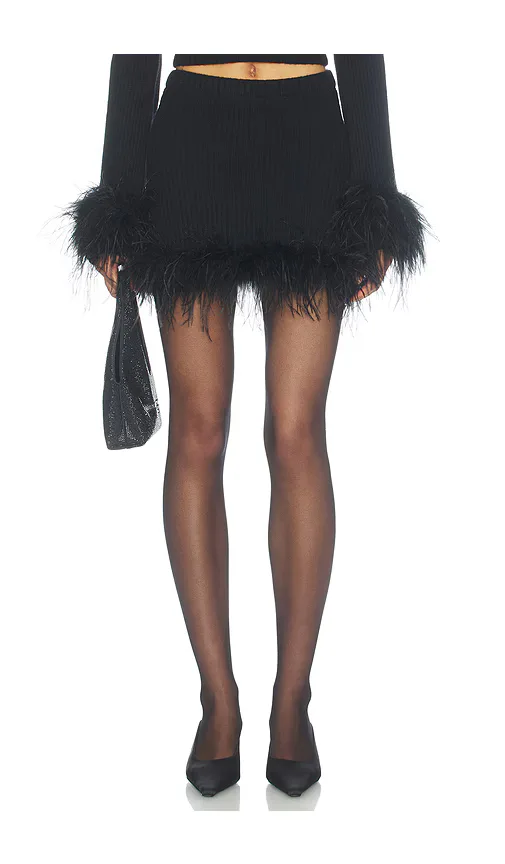 Mckina Feather Skirt by Lovers and Friends