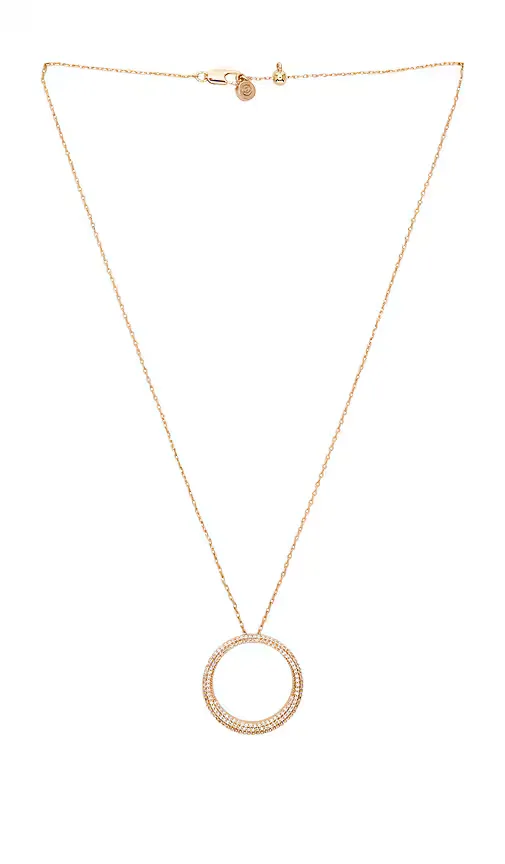 Eternal Orbit Pave Pendant by Ettika