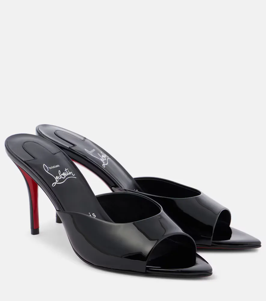 Miss Z 80 Patent Leather Mules