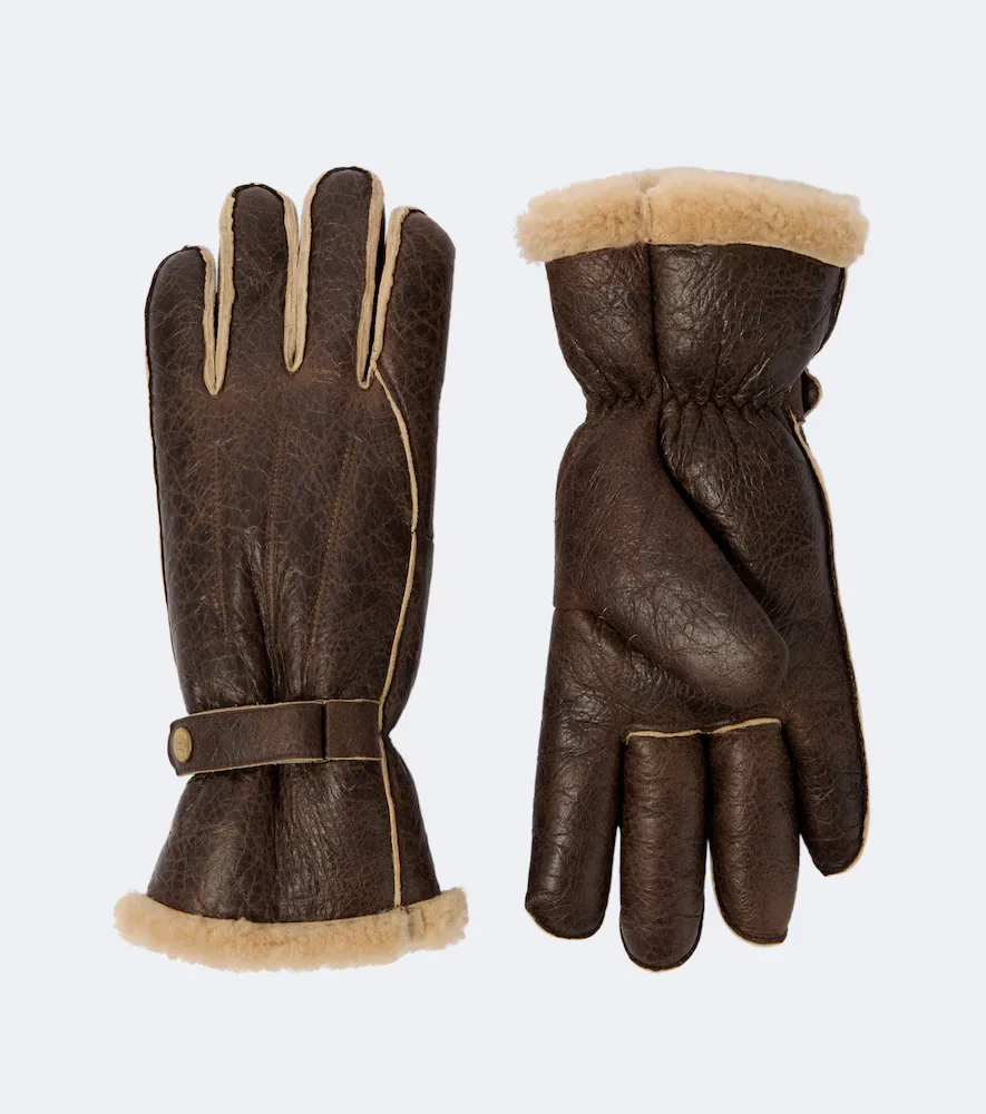 RRL Shearling-Lined Leather Gloves by Rrl