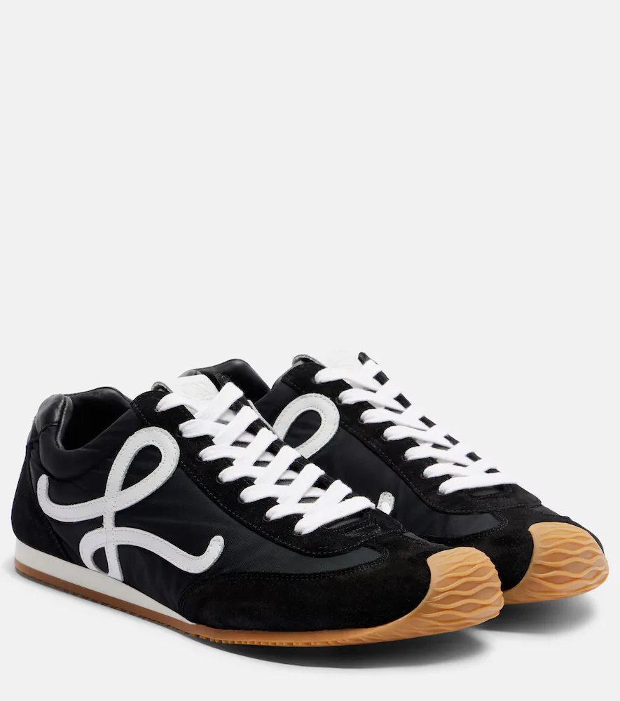 Ballet Runner 2.0 Suede-Trimmed Sneakers by LOEWE