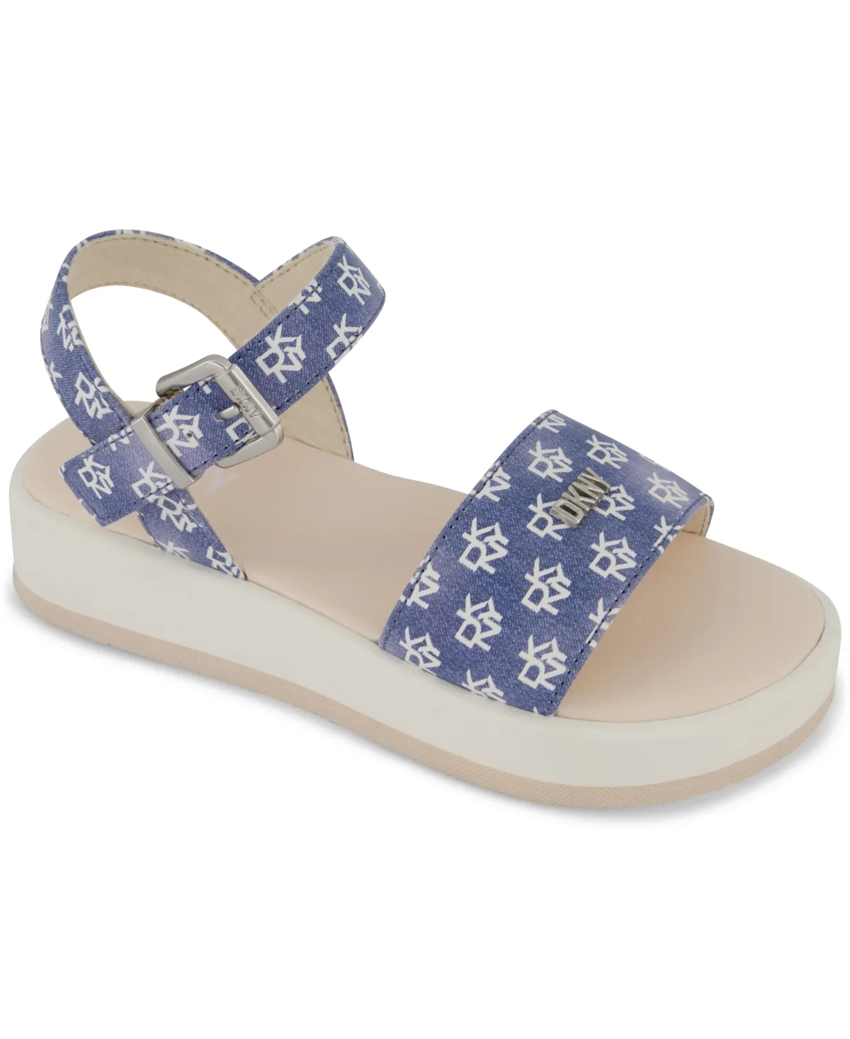 Lottie Brea Logo Platform Sandals by DKNY