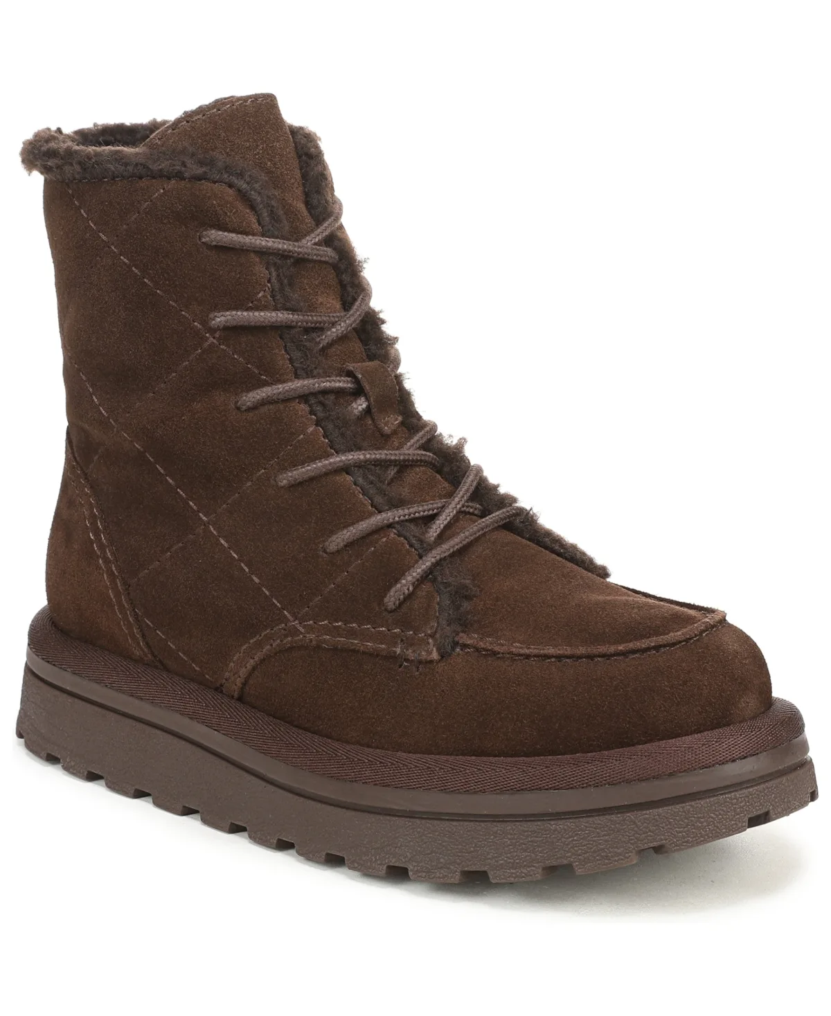 Ossi Suede Faux Fur Round Toe Boots by Sam Edelman