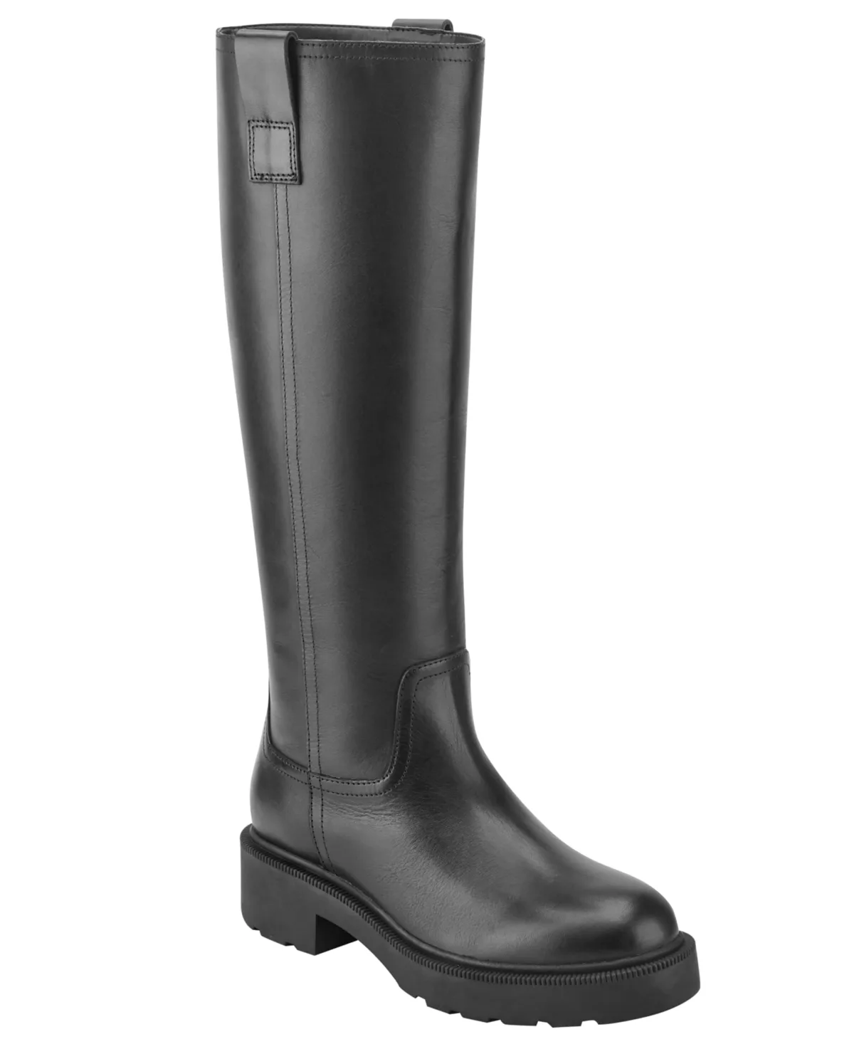 Sadler Tall Lug Sole Riding Boots - Leather by Marc Fisher LTD