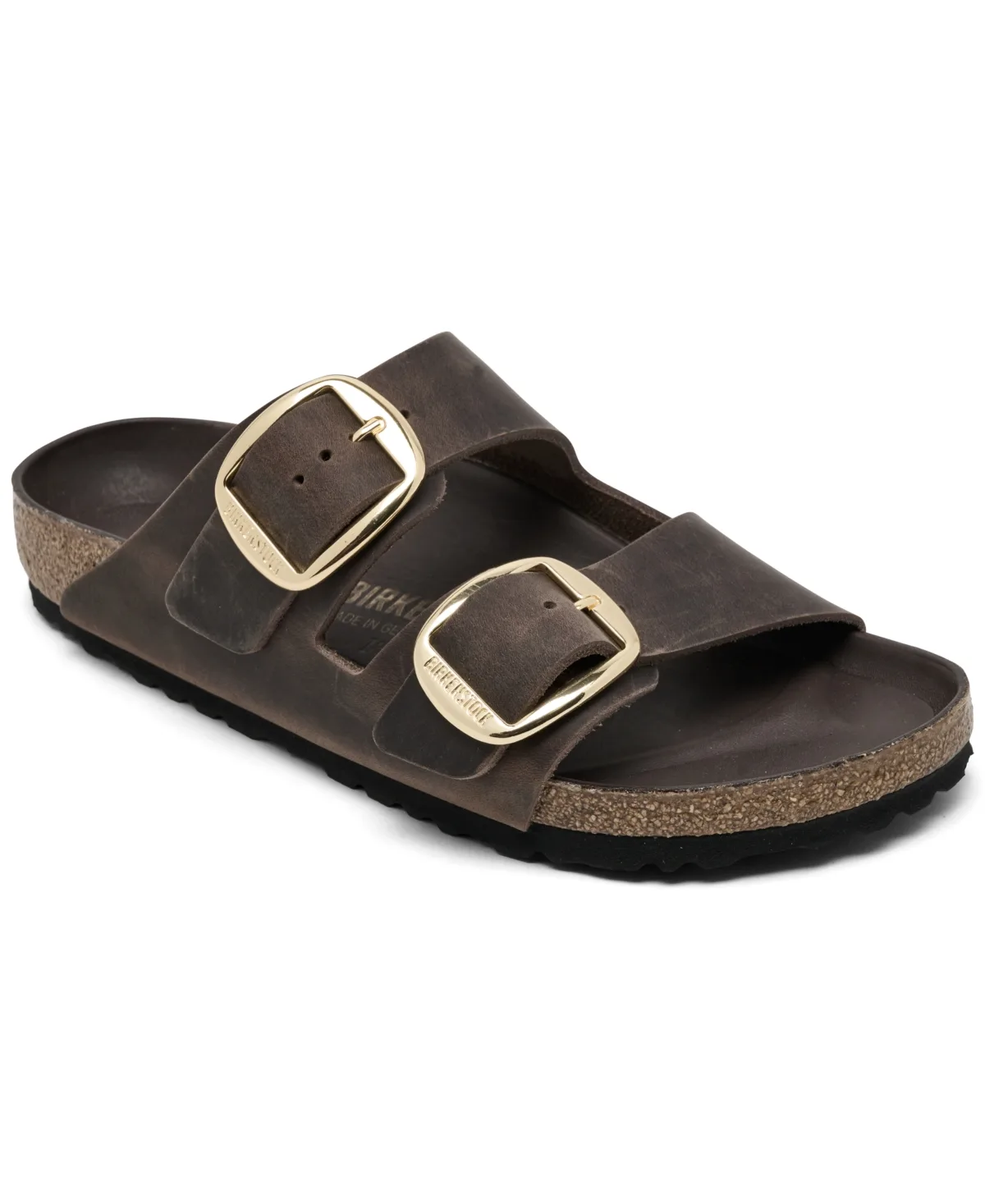 Arizona Arch Support Adjustable Buckle Leather Sandals by Birkenstock