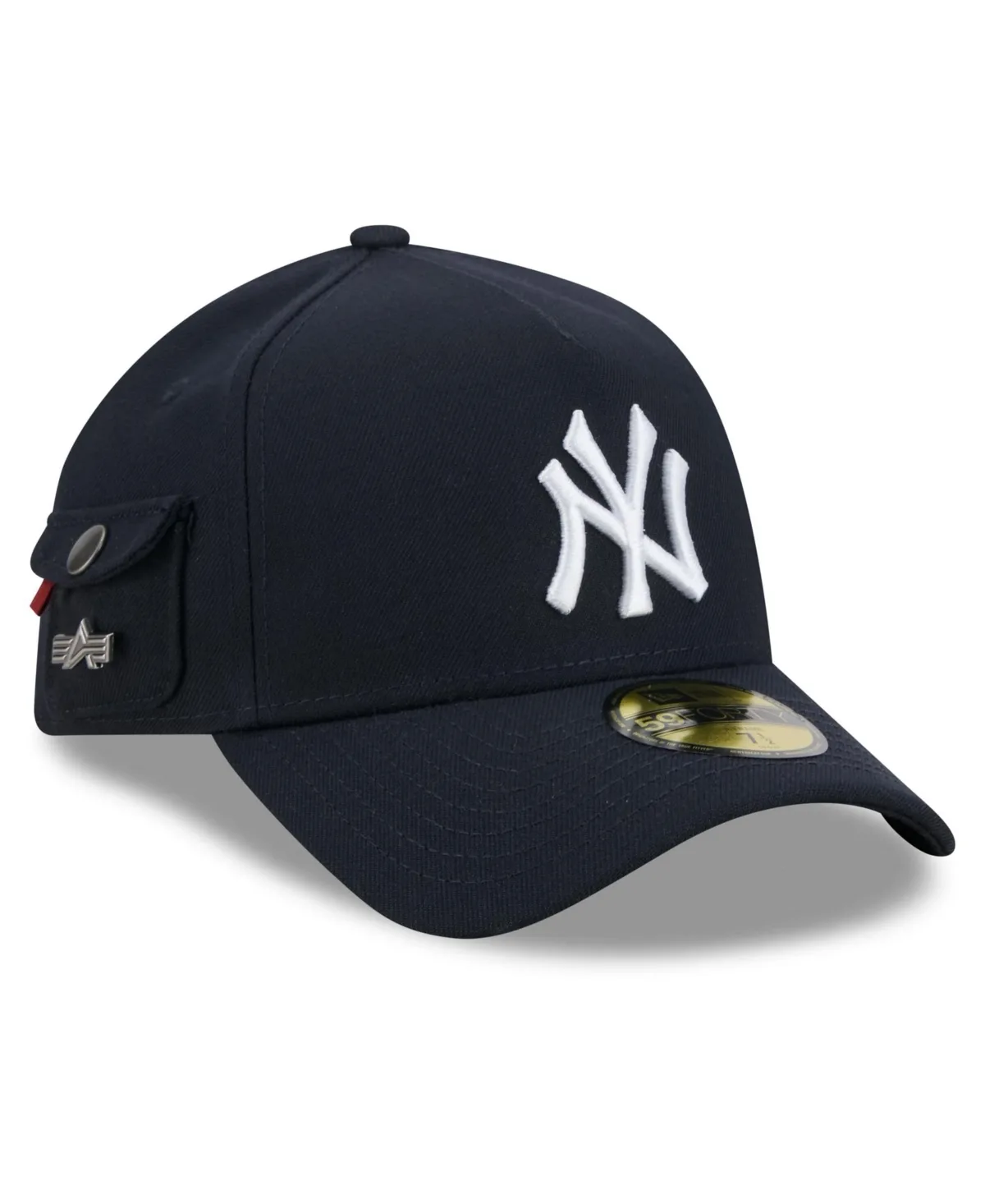 New Era x Alpha Industries Navy New York Yankees A-Frame 59FORTY Fitted Hat by New Era