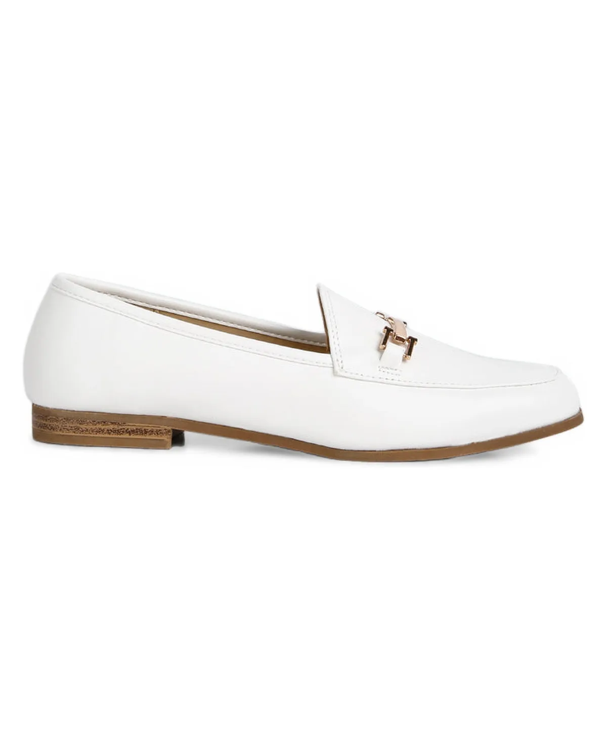 Zaara Solid Faux Suede Loafers by London Rag