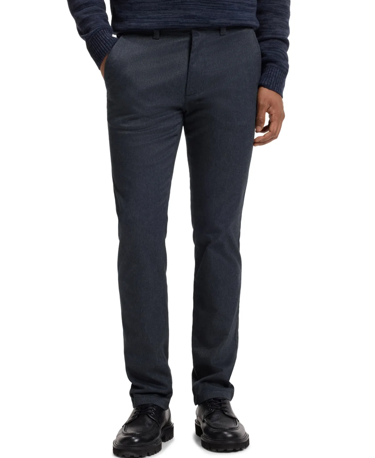 Boss by Hugo Boss Mouline Cotton-Blend Twill Slim-Fit Chinos Pants